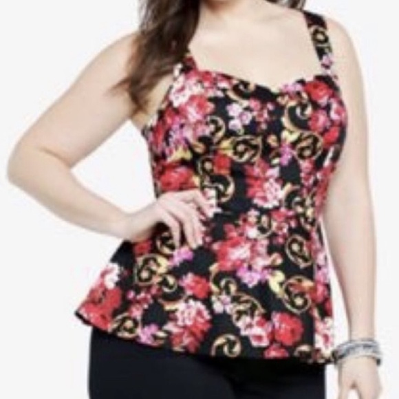 torrid Tops - Torrid Sweetheart Peplum Top Size 2X